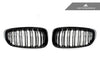 AutoTecknic Dual-Slats Gloss Black Front Grille Set - F34 3-Series Gran Turismo