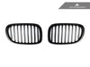 AutoTecknic Stealth Black Front Grille Set - BMW F01/ F02 7-Series LCI