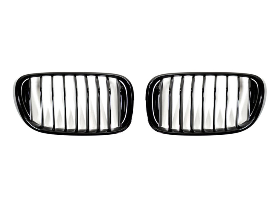 AutoTecknic Glazing Black Front Grille Set - BMW G11/ G12 7-Series Pre-LCI (16-19)