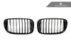 AutoTecknic Gloss Black Front Grille Set - BMW G11/ G12 7-Series Pre-LCI (16-19)
