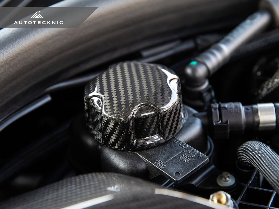AutoTecknic Dry Carbon Charge Cooler Tank Cap Cover - G90/ G99 M5