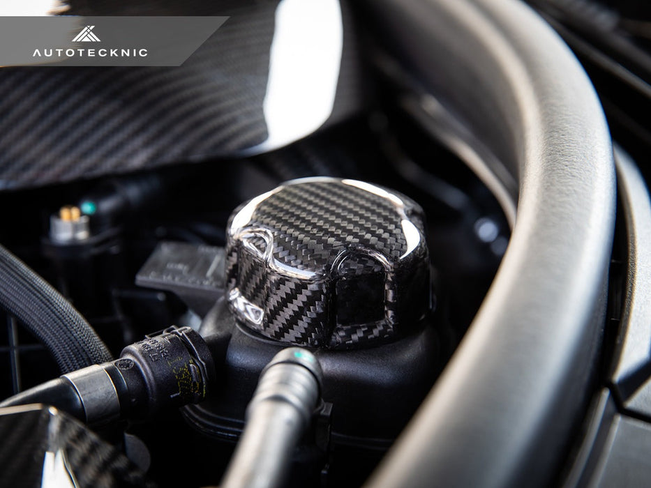 AutoTecknic Dry Carbon Charge Cooler Tank Cap Cover - G90/ G99 M5
