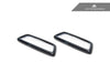 AutoTecknic Dry Carbon Front Seat Illuminated Emblem Surround Set - BMW M