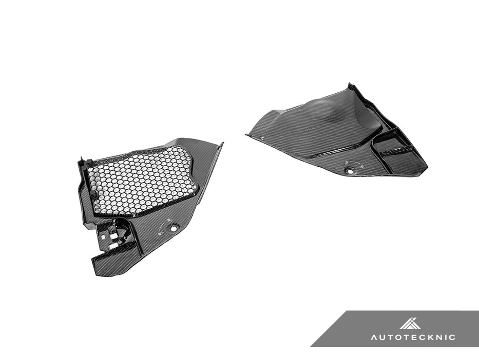 AutoTecknic Dry Carbon Engine Cowl Panel Trim Set - A90 Supra 2020-Up
