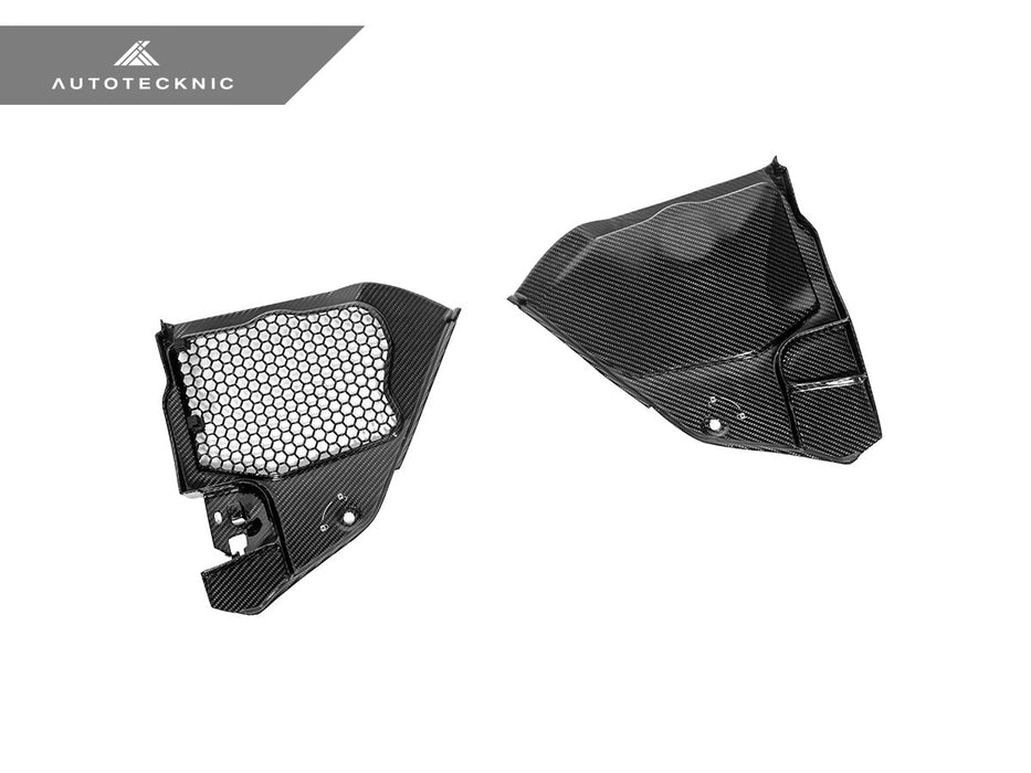 AutoTecknic Dry Carbon Engine Cowl Panel Trim Set - A90 Supra 2020-Up