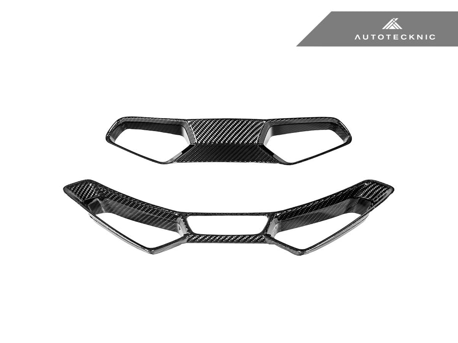 AutoTecknic Dry Carbon Fiber Seat Belt Outlet Cover Set - BMW G80 M3 | G82 M4 | G87 M2 | M Carbon Bucket Seats