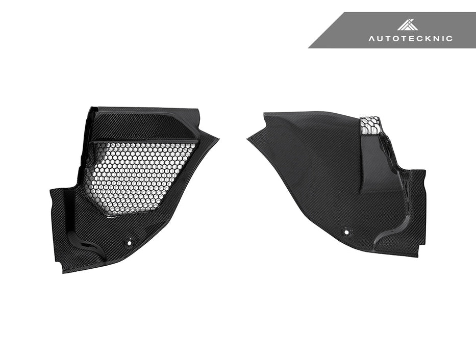 AutoTecknic Dry Carbon Engine Cowl Panel Trim Set - F91/ F92/ F93 M8