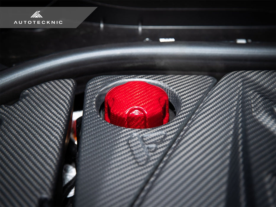 AutoTecknic Dry Carbon Charge Cooler Tank Cap Cover - G01 X3 | G02 X4