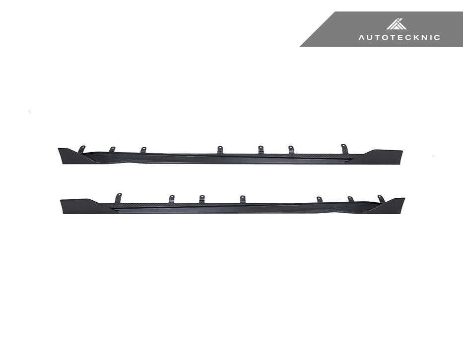 AutoTecknic Dry Carbon Side Skirt Extension Set V2 - BMW G87 M2
