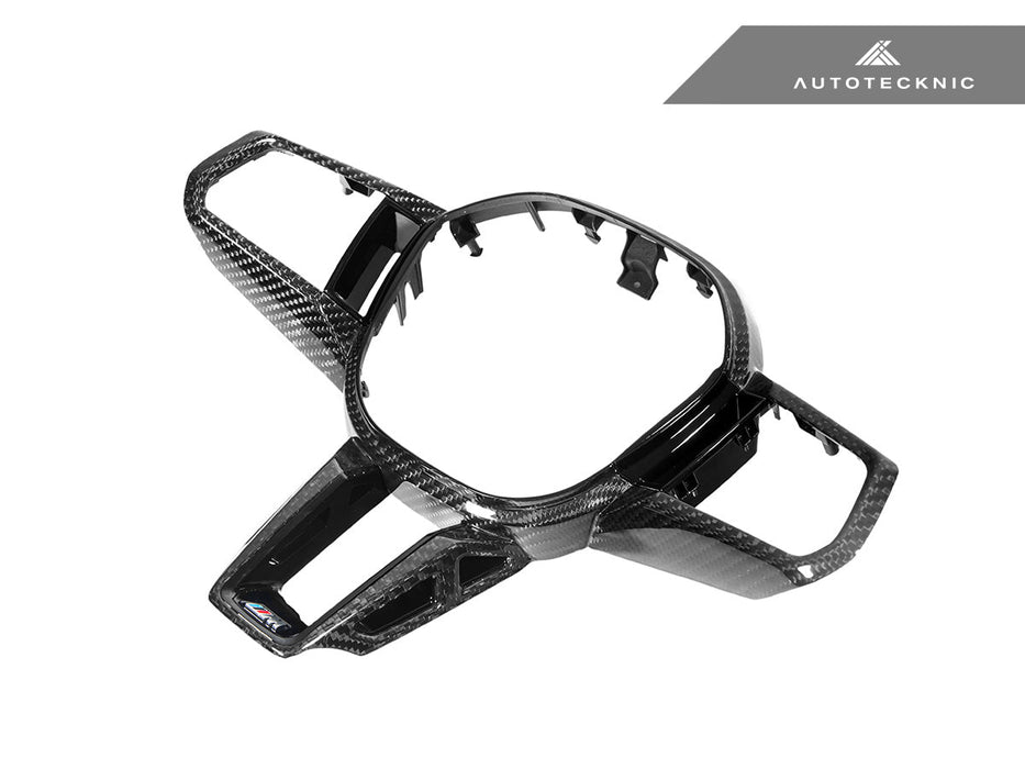 AutoTecknic Carbon Fiber Steering Wheel Trim - U11 X1 | U10 X2 M35i
