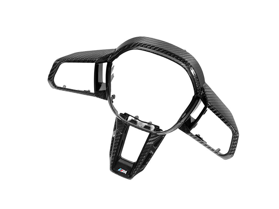 AutoTecknic Carbon Fiber Steering Wheel Trim - BMW G90/ G99 M5
