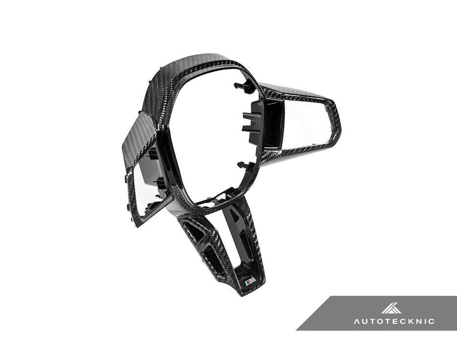 AutoTecknic Carbon Fiber Steering Wheel Trim - U11 X1 | U10 X2 M35i