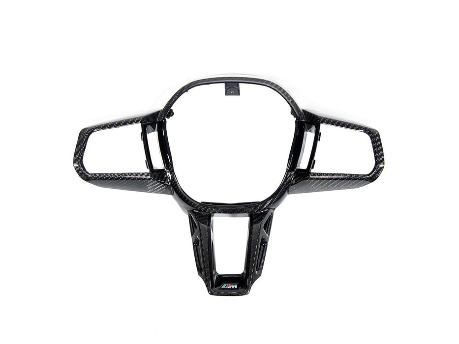 AutoTecknic Carbon Fiber Steering Wheel Trim - BMW G90/ G99 M5