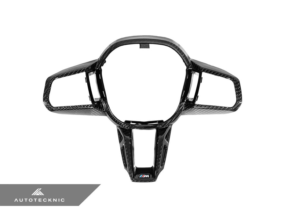 AutoTecknic Carbon Fiber Steering Wheel Trim - U11 X1 | U10 X2 M35i