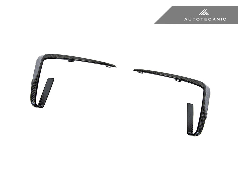 AutoTecknic Carbon Fiber Front Bumper Trim Set - BMW G01 X3 | G02 X4 M40I Pre-LCI