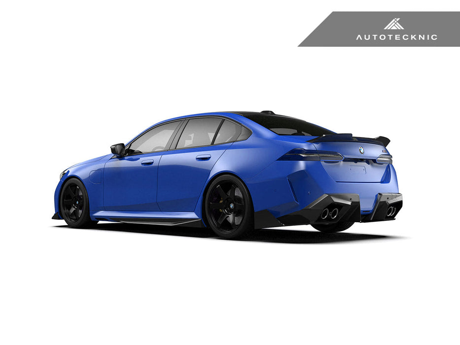 AutoTecknic Dry Carbon Fiber V2 Side Skirt Extension Set - G90/ G99 M5