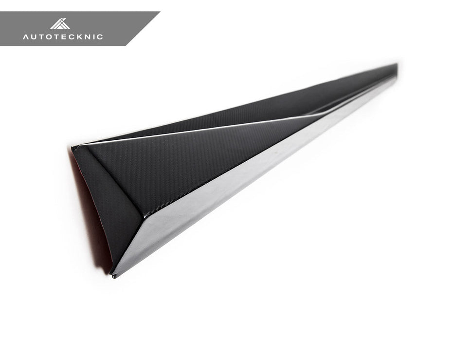AutoTecknic Dry Carbon Fiber V2 Side Skirt Extension Set - G90/ G99 M5