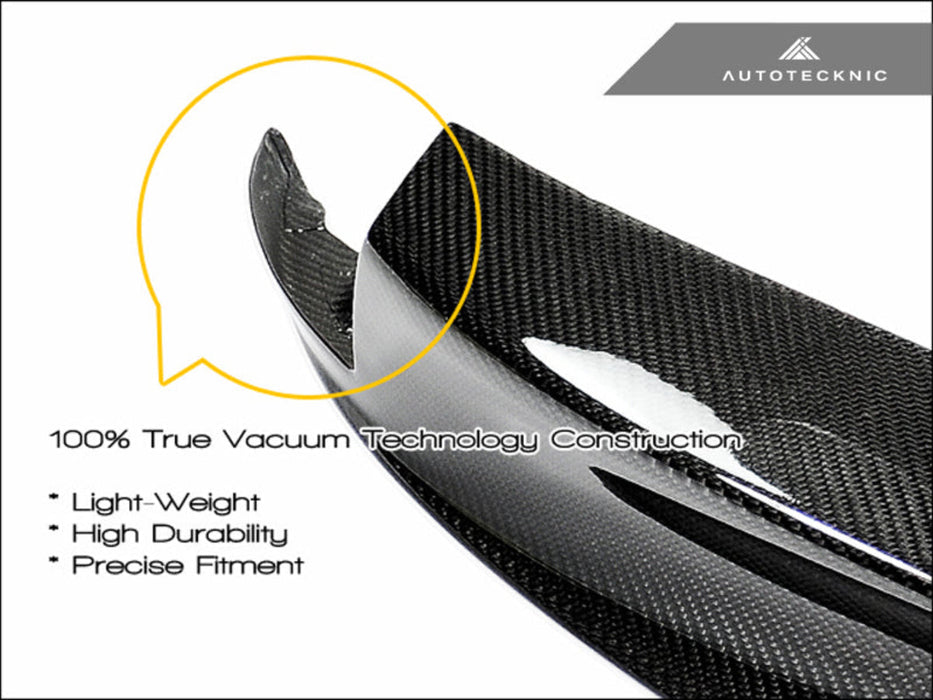 AutoTecknic Dry Carbon Fiber Performante Aero Splitters - BMW E90/ E92/ E93 M3