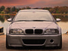 AutoTecknic Stealth Black Front Grille Set - BMW E46 3-Series Coupe Pre-Facelift | M3