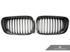 AutoTecknic Carbon Fiber Front Grille Set - BMW E46 3-Series Coupe Pre-Facelift | M3