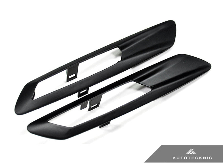 AutoTecknic Replacement Stealth Black Fender Light Trims - BMW F10 Sedan | F11 Wagon | 5-Series
