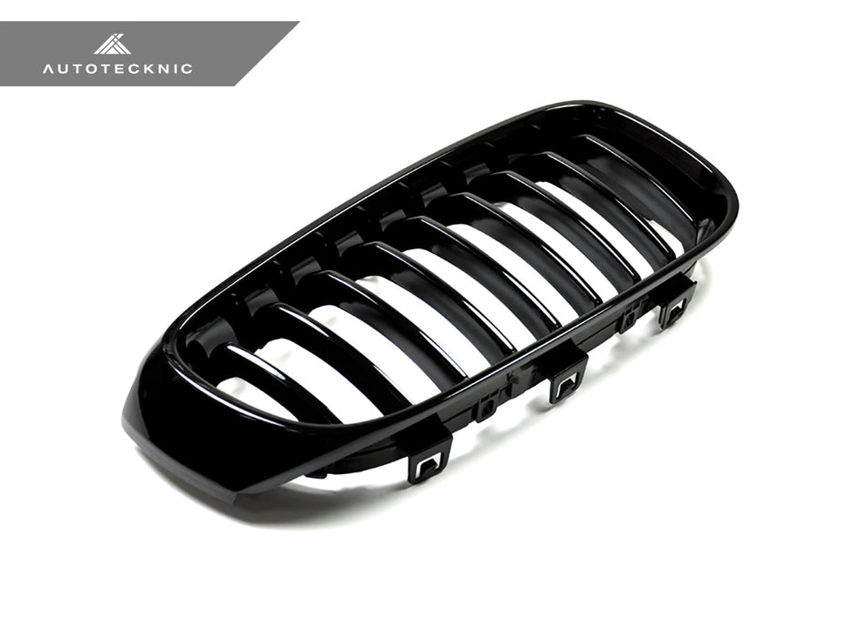 AutoTecknic Glazing Black Front Grille Set - F34 3-Series Gran Turismo