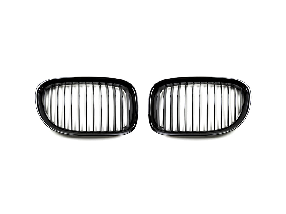 AutoTecknic Glazing Black Front Grille Set - F01/ F02 7-Series