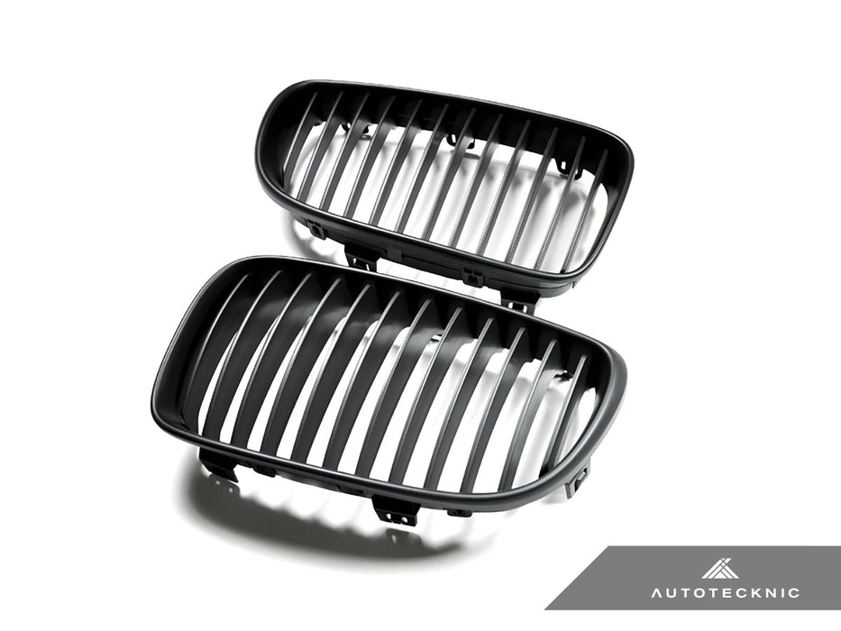 AutoTecknic Stealth Black Front Grille Set - E82 1-Series & 1M