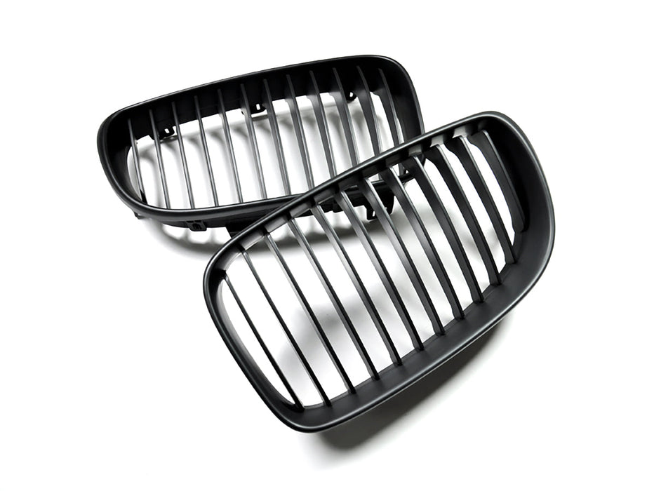 AutoTecknic Stealth Black Front Grille Set - E82 1-Series & 1M