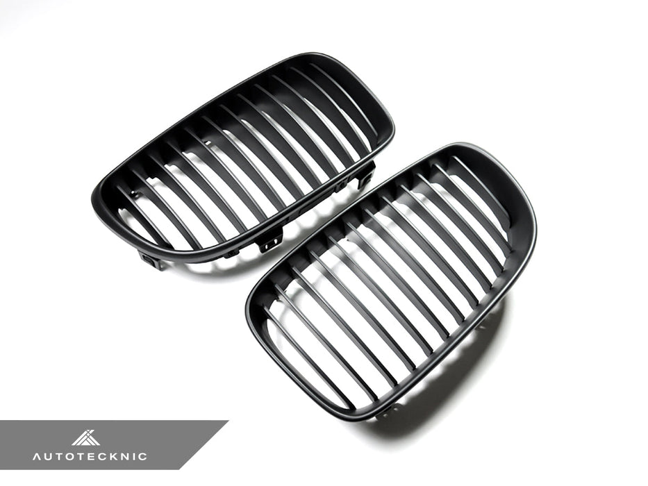 AutoTecknic Stealth Black Front Grille Set - E82 1-Series & 1M