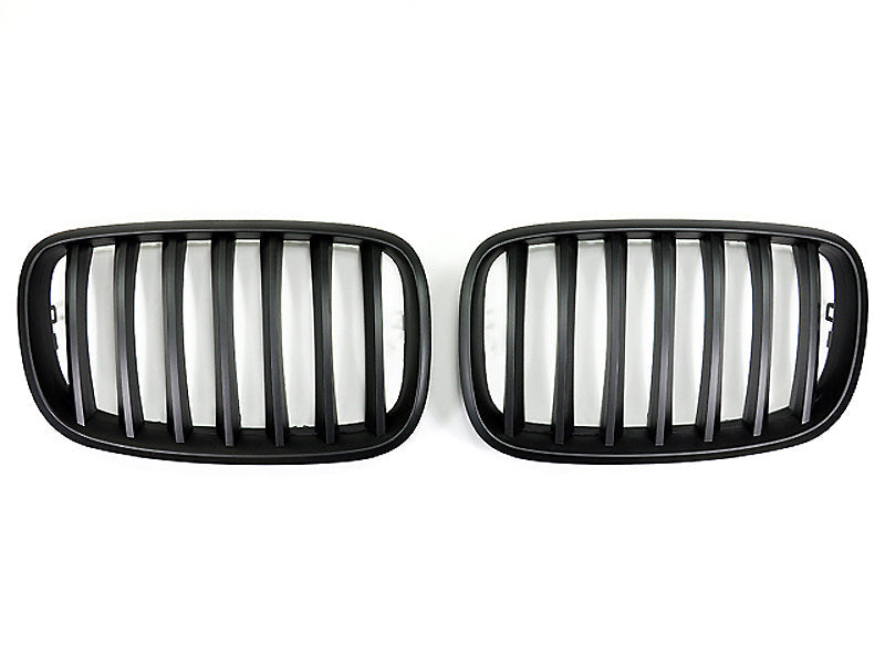 AutoTecknic Stealth Black Front Grille Set - E70 X5 / X5M | E71 X6 / X6M