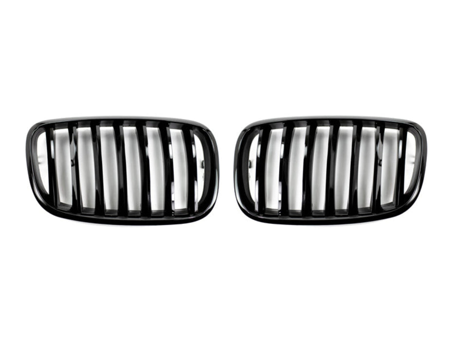 AutoTecknic Glazing Black Front Grille Set - E70 X5 / X5M | E71 X6 / X6M