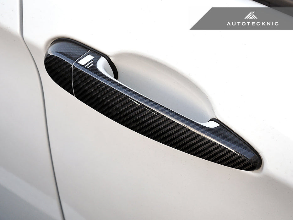 AutoTecknic Dry Carbon Fiber Door Handle Trims - BMW F87 M2 | M2 Competition