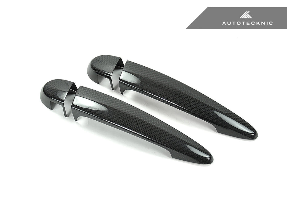 AutoTecknic Dry Carbon Fiber Door Handle Trims - BMW F20/ F21 1-Series