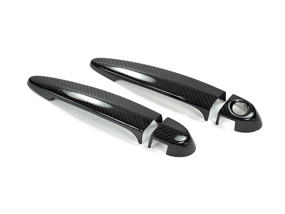 AutoTecknic Dry Carbon Fiber Door Handle Trims - BMW F20/ F21 1-Series