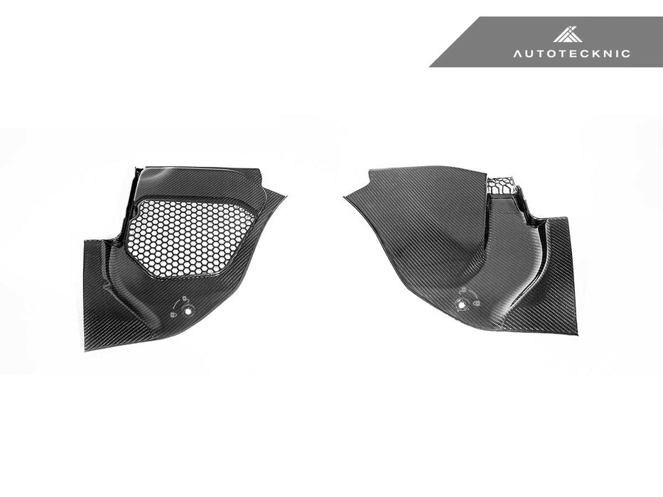 AutoTecknic Dry Carbon Engine Cowl Panel Trim Set - F90 M5