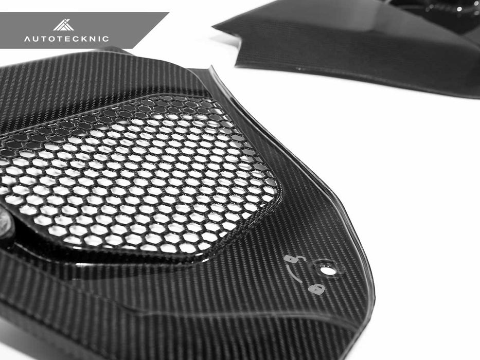 AutoTecknic Dry Carbon Engine Cowl Panel Trim Set - F90 M5