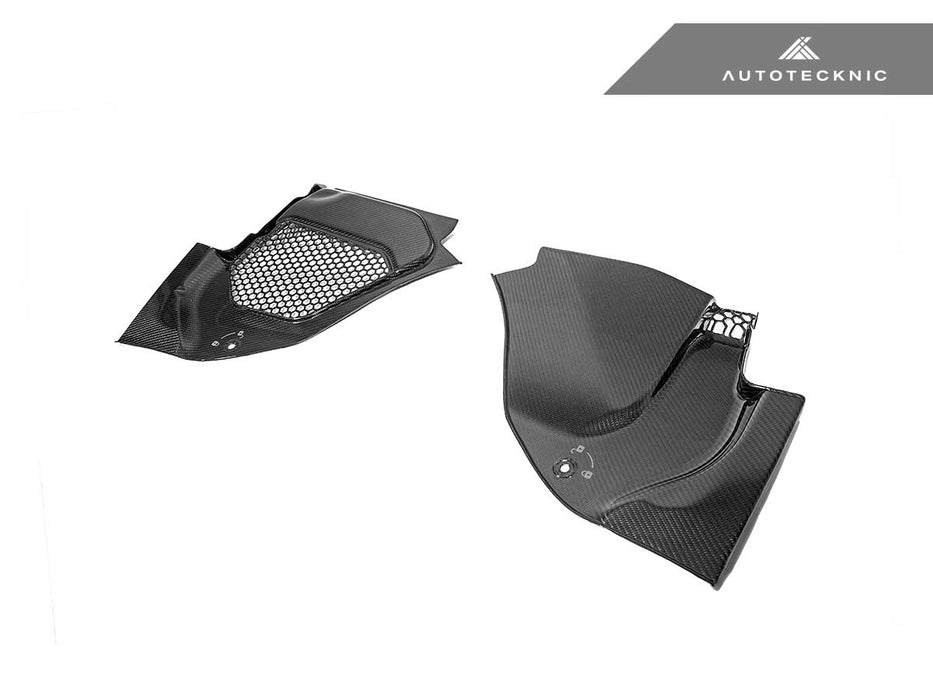 AutoTecknic Dry Carbon Engine Cowl Panel Trim Set - F90 M5