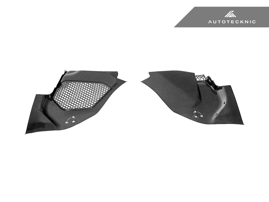 AutoTecknic Dry Carbon Engine Cowl Panel Trim Set - F90 M5
