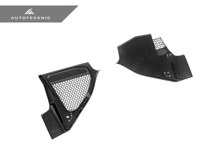 AutoTecknic Dry Carbon Engine Cowl Panel Trim Set - F97 X3M | F98 X4M