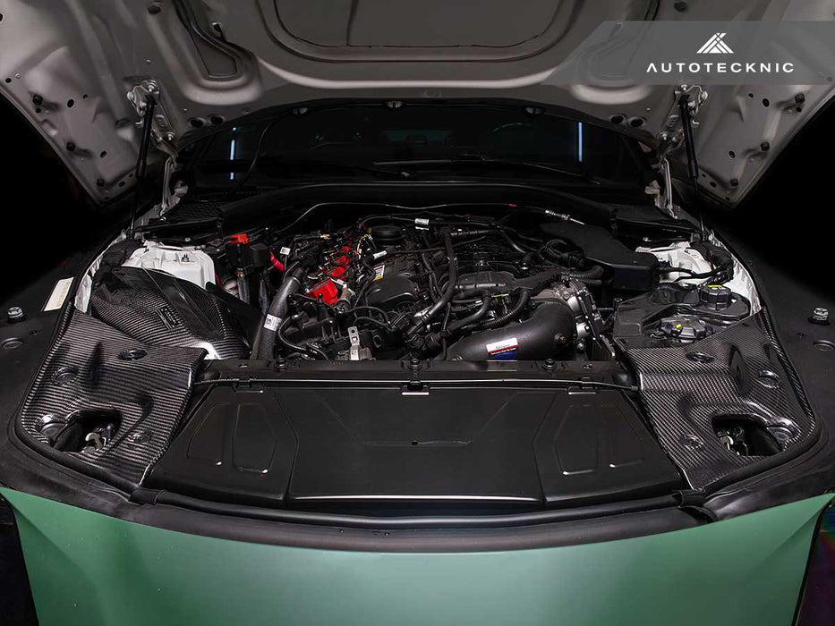 AutoTecknic Dry Carbon Fiber Engine Bay Trim - A90 Supra