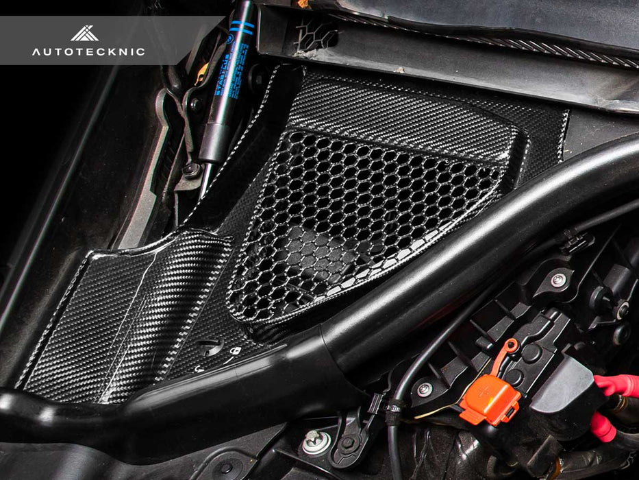 AutoTecknic Dry Carbon Engine Cowl Panel Trim Set - F97 X3M | F98 X4M
