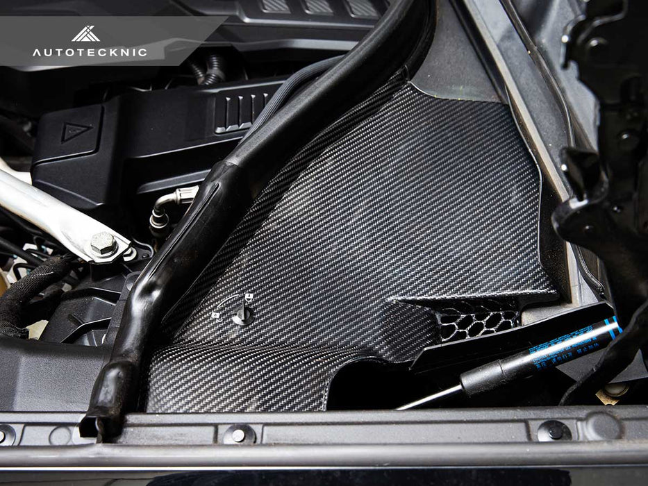 AutoTecknic Dry Carbon Engine Cowl Panel Trim Set - F97 X3M | F98 X4M