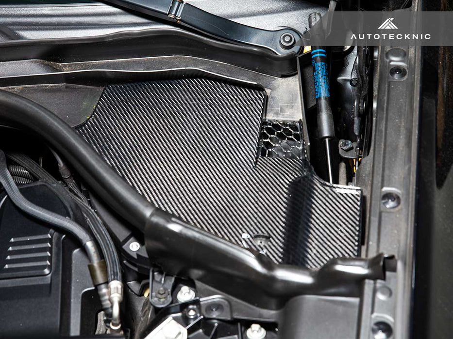 AutoTecknic Dry Carbon Engine Cowl Panel Trim Set - F97 X3M | F98 X4M