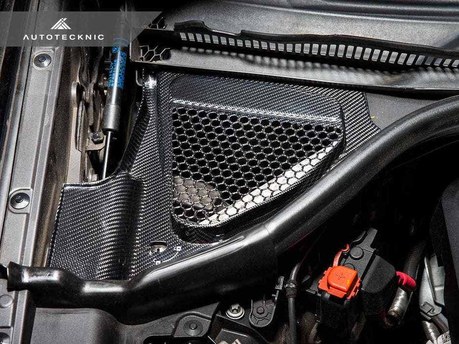 AutoTecknic Dry Carbon Engine Cowl Panel Trim Set - F97 X3M | F98 X4M