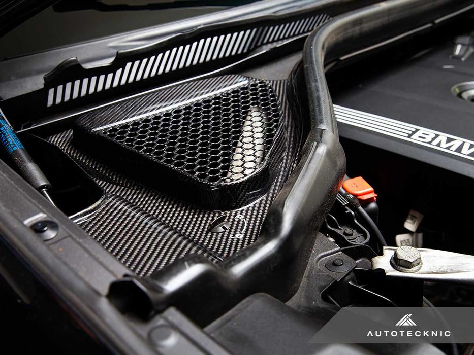 AutoTecknic Dry Carbon Engine Cowl Panel Trim Set - F97 X3M | F98 X4M