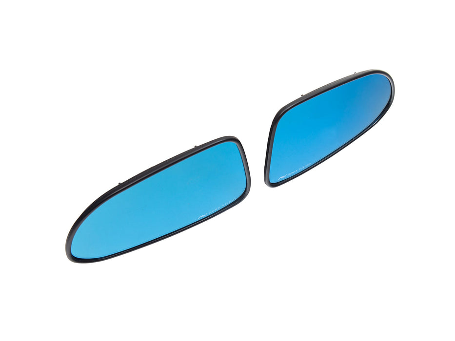 ApexVision Blue Tinted Side View Mirror Glass Set w/ Defrost - Honda S2000 AP1/AP2
