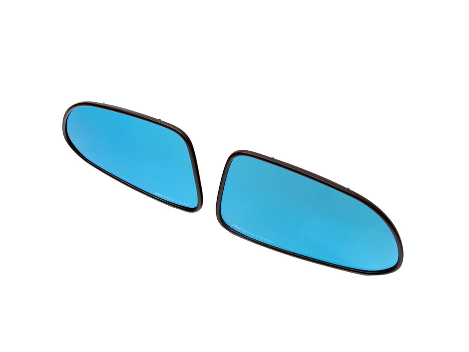 ApexVision Blue Tinted Side View Mirror Glass Set w/ Defrost - Honda S2000 AP1/AP2