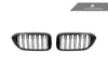 AutoTecknic Dual-Slats Gloss Black Front Grille Set - BMW G30 5-Series Pre-LCI