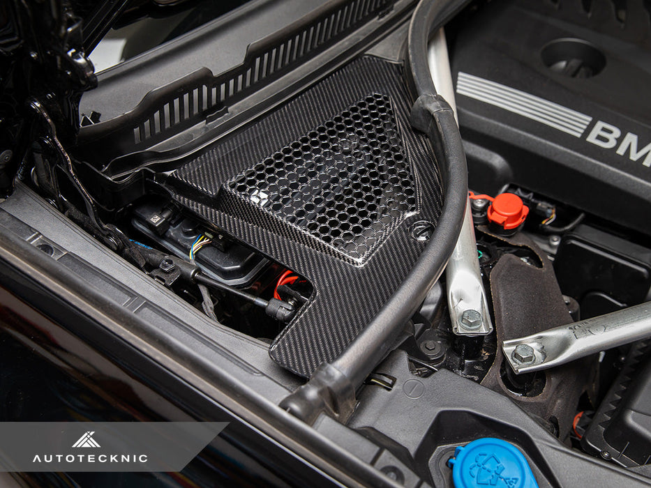 AutoTecknic Dry Carbon Engine Cowl Panel Trim Set - G05 X5 | G06 X6 | G07 X7